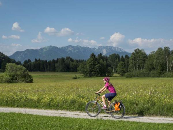 Cyclist between Gaisach and Marienstein