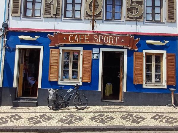 Cafe on Faial Island