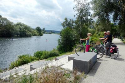 Cyclists at the Ruhr