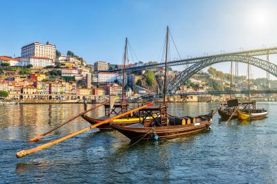 Traditional boats in Porto