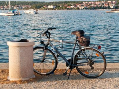 Bike in the harbour