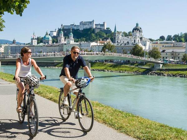 Cyclist  in Salzburg