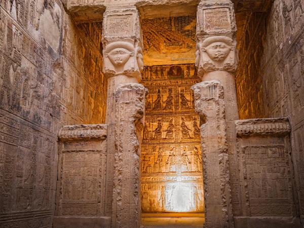 Inside of Dendera Temple