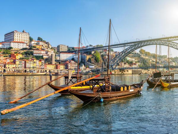 Traditional boats in Porto