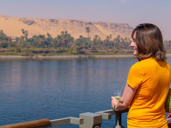View over the Nile from the ship