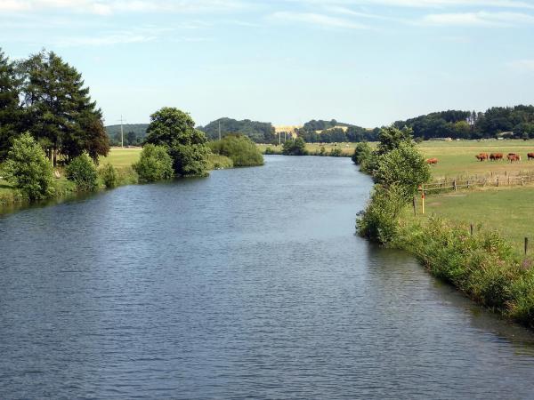 Idyllische Landschaft am Ruhrtalradweg