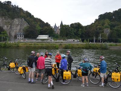 On the way with the rental bikes