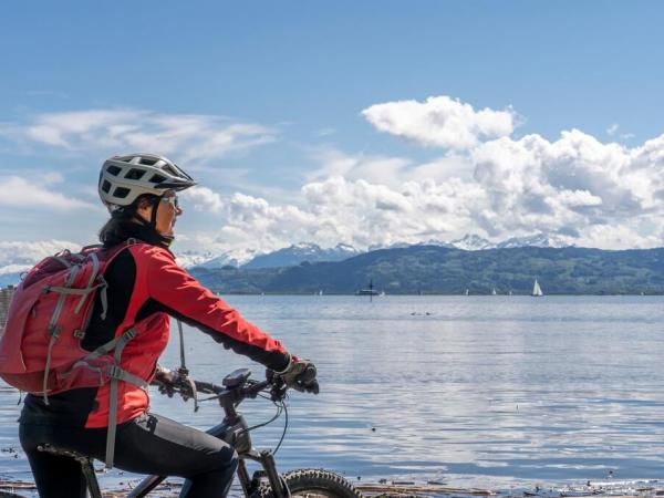 Lake Constance cyclist