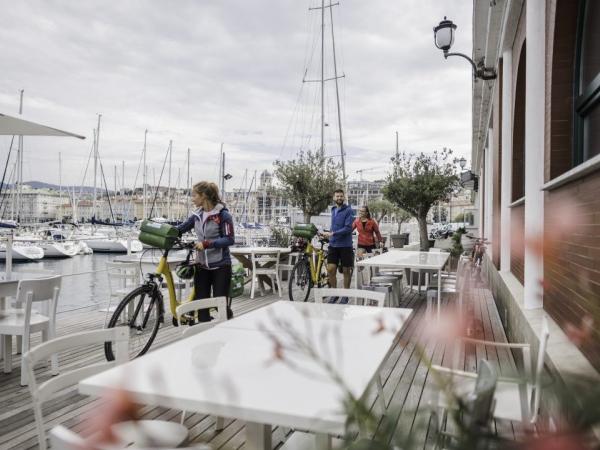 Cyclists in Triest