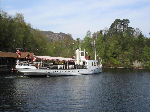 Steam Boat on Loch Katrine