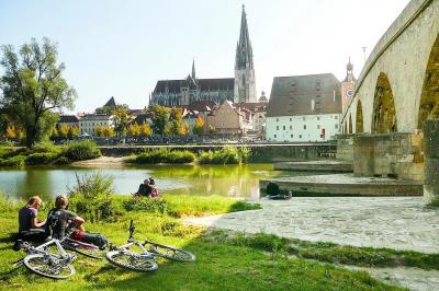Cycle break in Regensburg