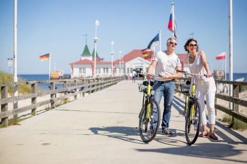 Cyclists on Usedom/Heringsdorf