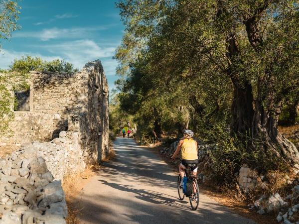 Cycling group on the Sporades