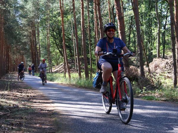 Cycle group in the forests around Berlin