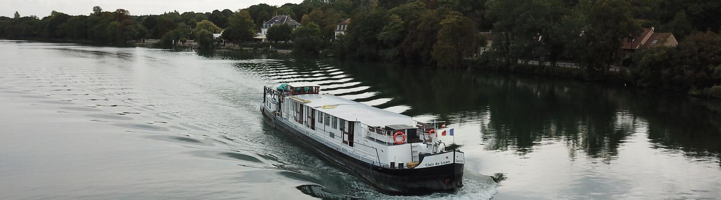 Clair de Lune on a river