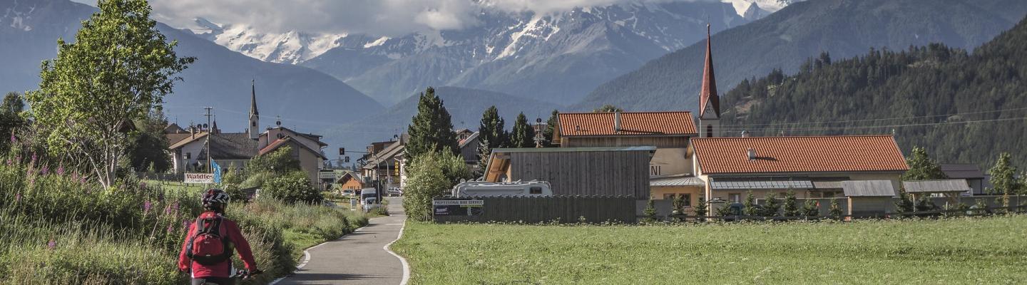 Cycling through the alps