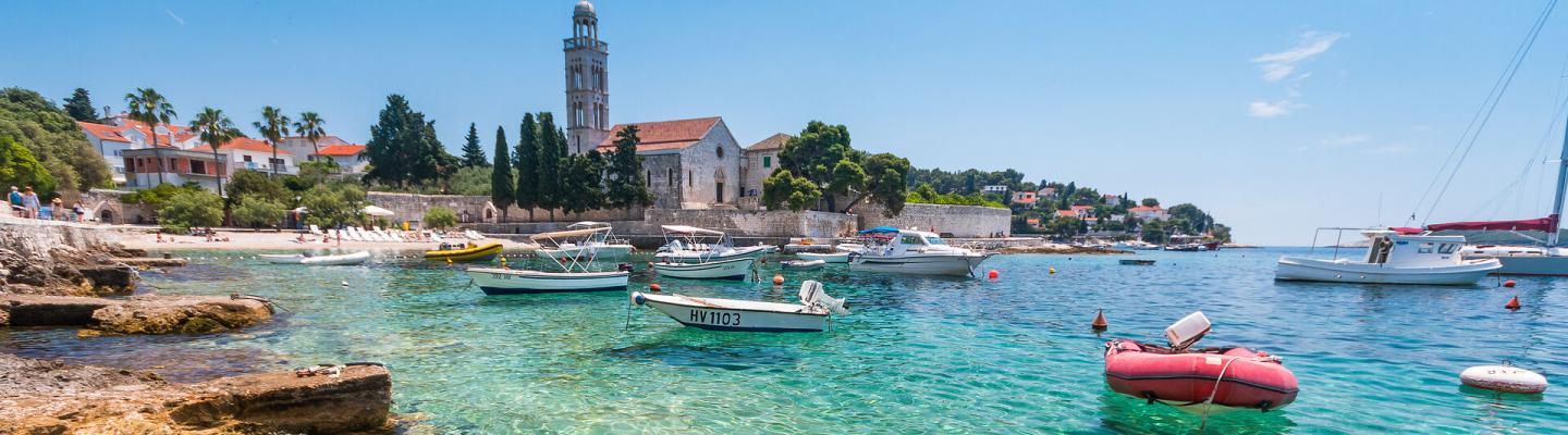 Hvar harbour view