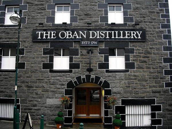 Famous distillery in Oban