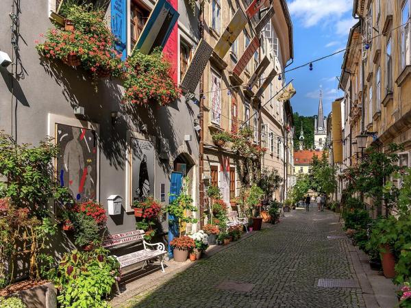 Summer in the streets of Ljubljana
