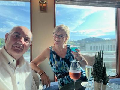 Happy customers having a cocktail
