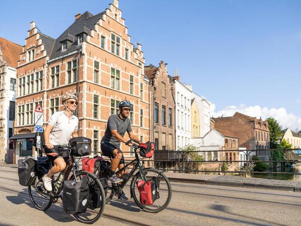 Cyclists in Ghent